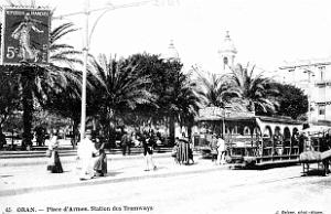PA c- 026- Place d'Armes- trams et autobus